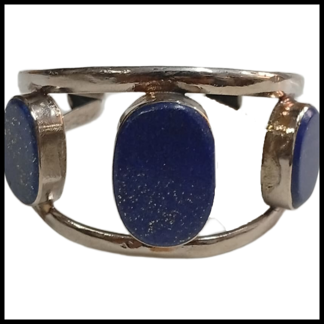 Elegant Afghani Stone Cuff Bracelet – Traditional Tribal Jewelry