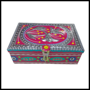 Chamakpatti Box: Real Truck Art Design for Storage and Decoration (W-20, H-14 cm)