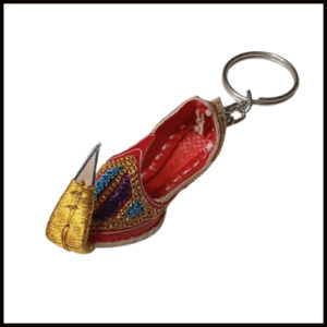 Handmade Traditional Mini Shoe Keychain Unique Handcrafted Charm
