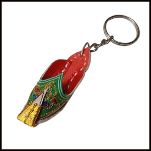 Handmade Traditional Mini Shoe Keychain Unique Handcrafted Charm