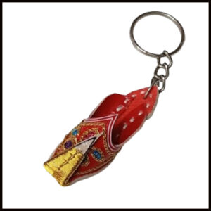 Handmade Traditional Mini Shoe Keychain Unique Handcrafted Charm