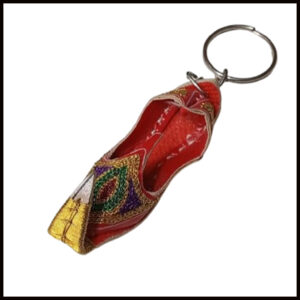 Handmade Traditional Mini Shoe Keychain Unique Handcrafted Charm