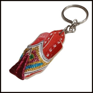 Handmade Traditional Mini Shoe Keychain Unique Handcrafted Charm