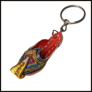 Handmade Traditional Mini Shoe Keychain Unique Handcrafted Charm