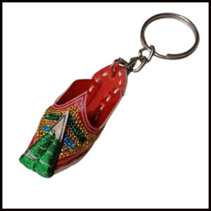 Handmade Traditional Mini Shoe Keychain Unique Handcrafted Charm