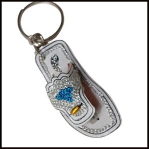 Colorful Mini Slipper Key Chain – Ethnic Khussa Design