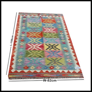 Handcrafted Traditional Kilim Rug Size ( W-82cm x L-158cm )
