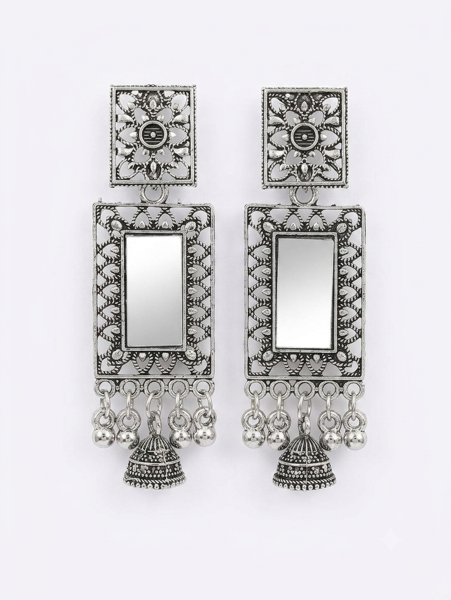 Elegant Handcrafted Earrings – Sparkle with Timeless Style - Image 3