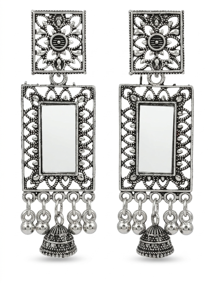 Elegant Handcrafted Earrings – Sparkle with Timeless Style - Image 4
