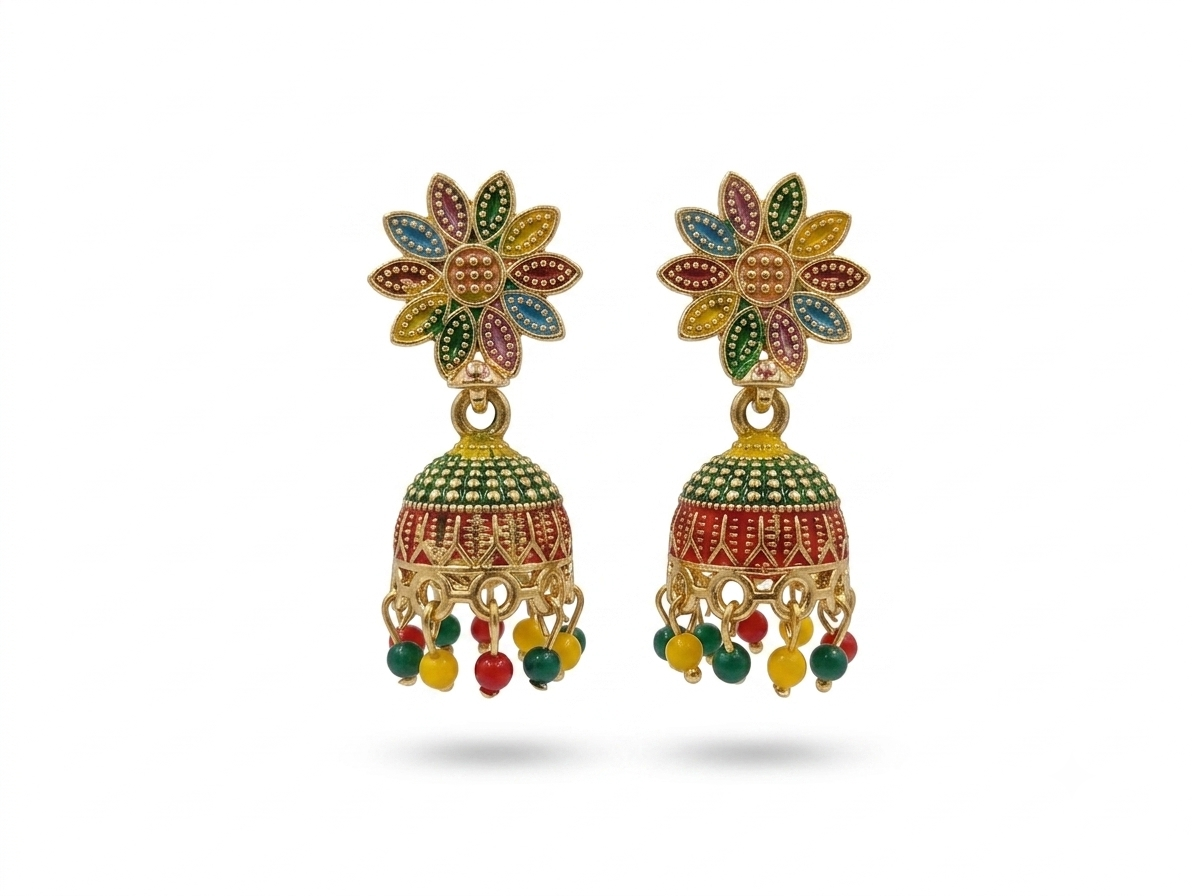 Elegant Handcrafted Earrings – Sparkle with Timeless Style - Image 4