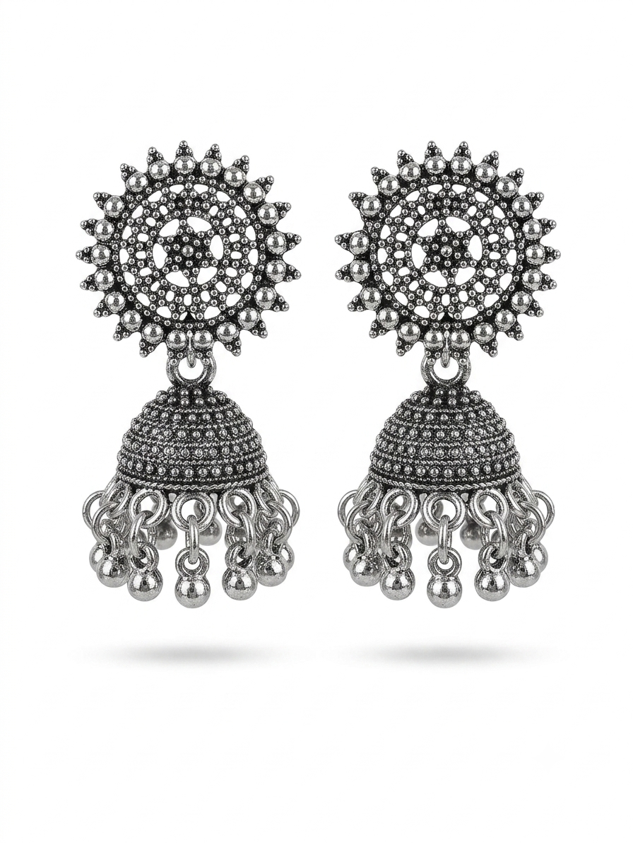 Elegant Handcrafted Earrings – Sparkle with Timeless Style - Image 5