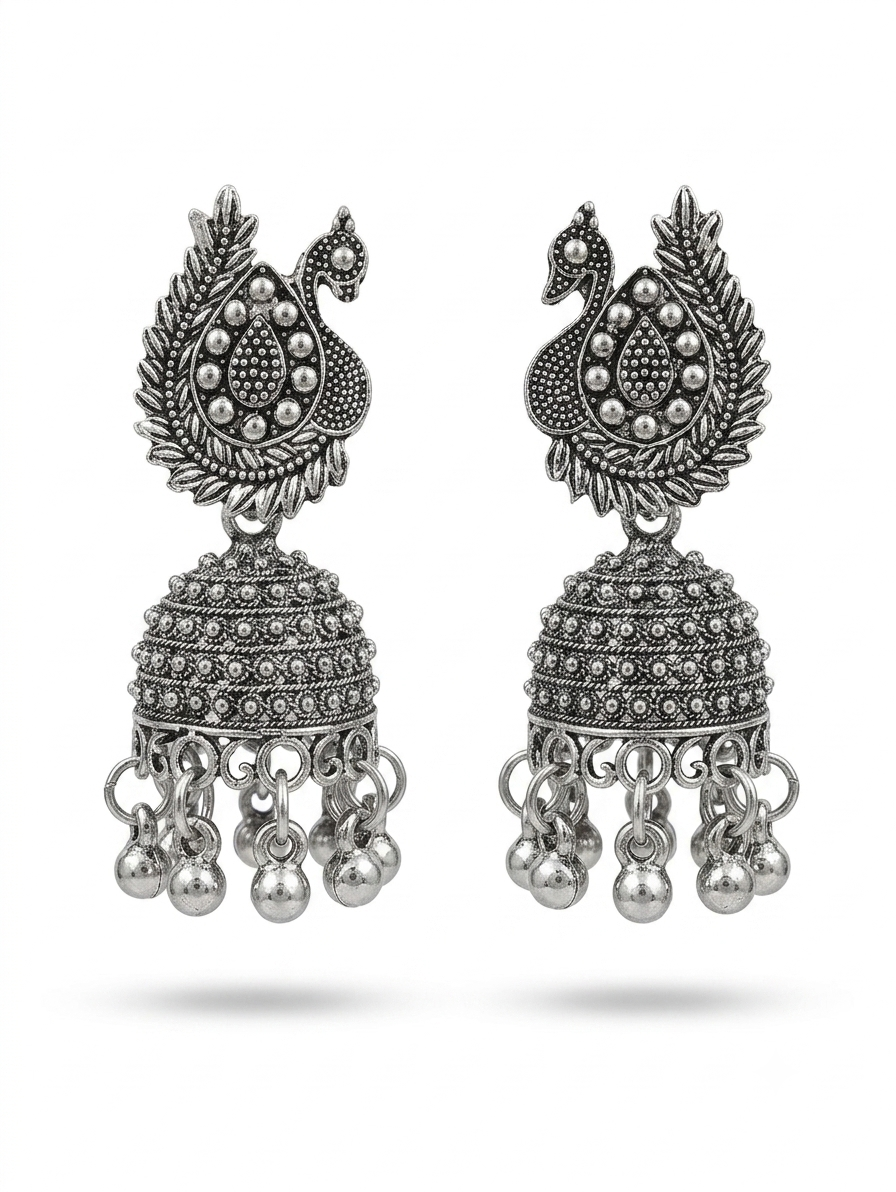 Elegant Handcrafted Earrings – Sparkle with Timeless Style - Image 3