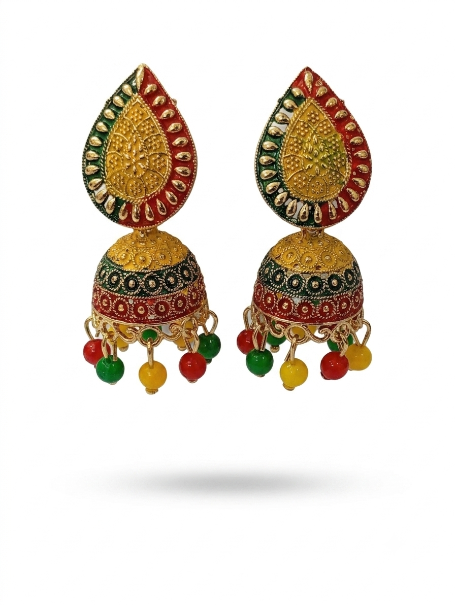 Elegant Handcrafted Earrings – Sparkle with Timeless Style - Image 3