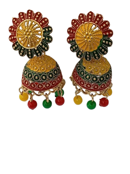 Elegant Handcrafted Earrings – Sparkle with Timeless Style - Image 4