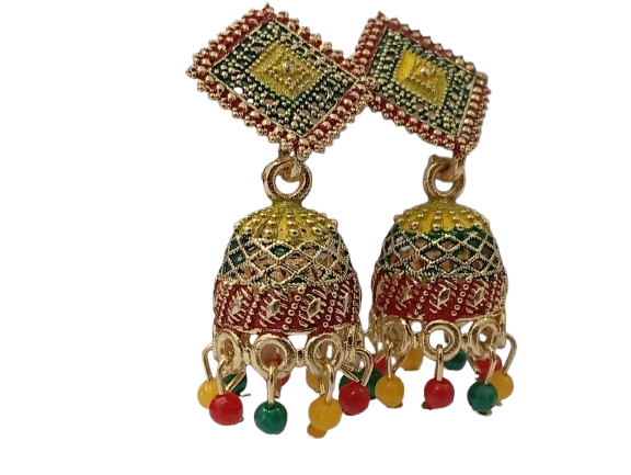 Elegant Handcrafted Earrings – Sparkle with Timeless Style - Image 4