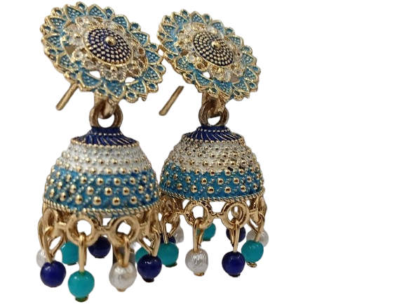 Elegant Handcrafted Earrings – Sparkle with Timeless Style - Image 4