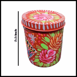 Truck Art Masala Box – Traditional Pakistani Spice Storage (H-3.5 Inch)