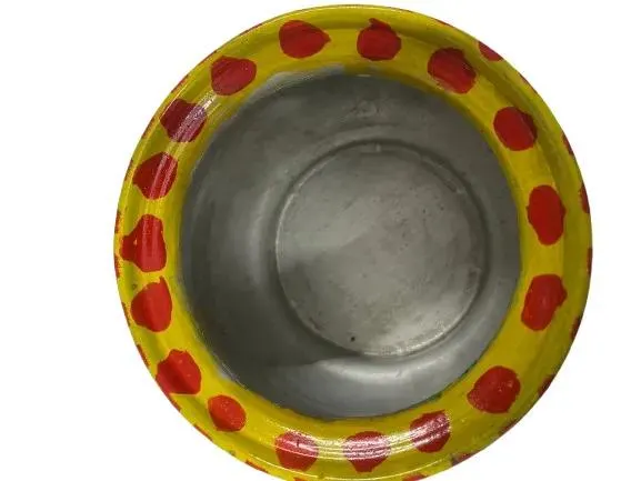 Truck Art Mutki – Hand-Painted Decorative Pot (16.5cm) | Traditional Pakistani Art for Home Décor & Gifts - Image 4