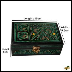 Naqsheen Jewellery Box Size (L-15cm, W-9.5cm, H-5cm)