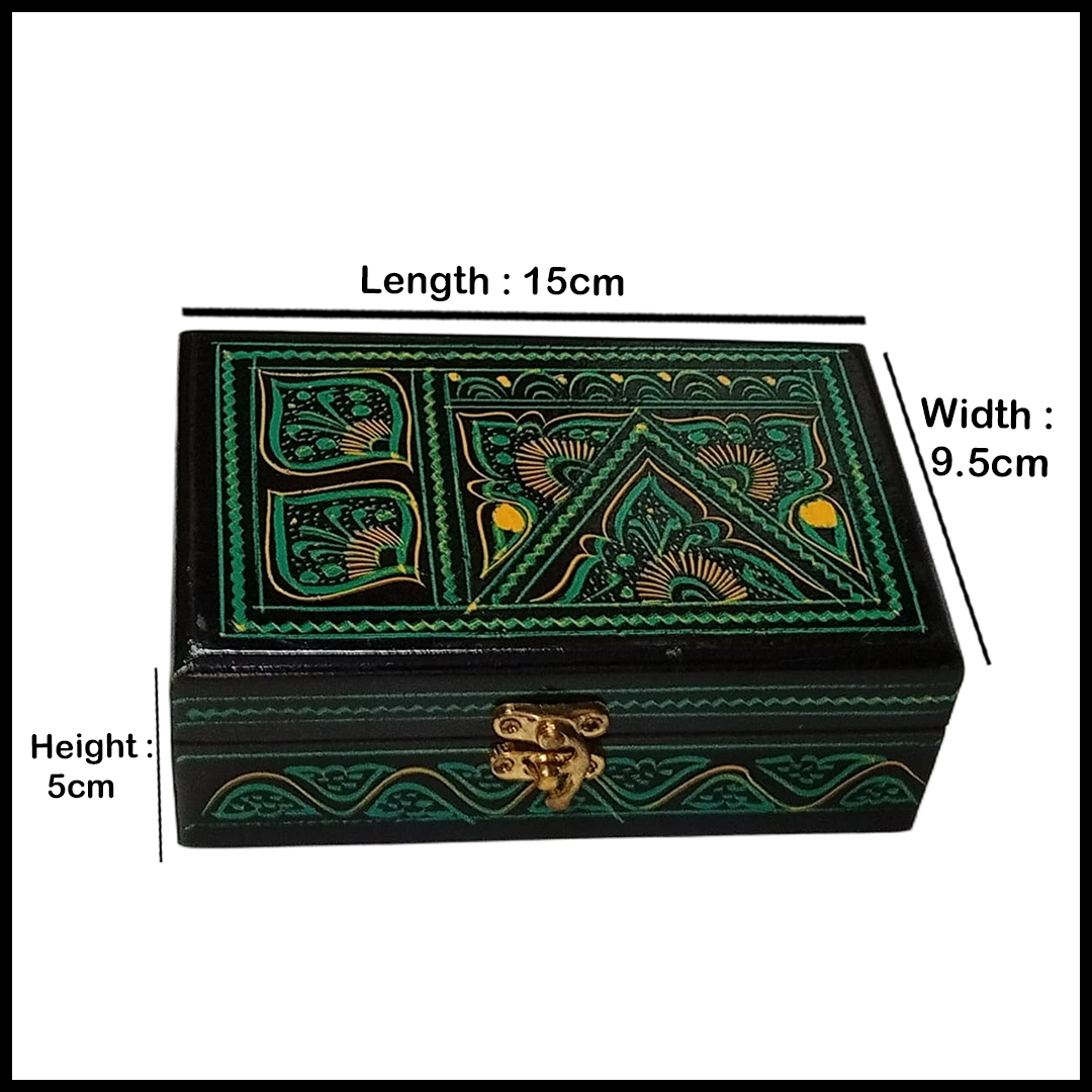 Naqsheen Jewellery Box Size (L-15cm, W-9.5cm, H-5cm) - Image 3