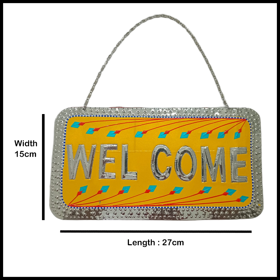Chamakpatti Welcome Plate (L-27cm, W-15cm) - Image 3