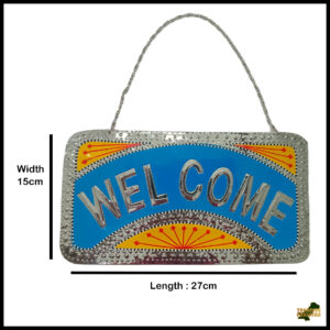 Chamakpatti Welcome Plate (L-27cm, W-15cm)
