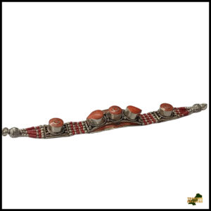 Ethnic Tribal Bracelet with Stones – Handmade Statement Jewelry
