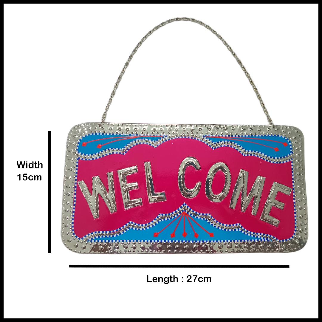 Chamakpatti Welcome Plate (L-27cm, W-15cm) - Image 3