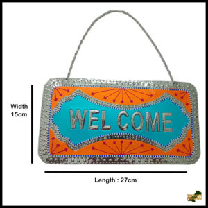 Chamakpatti Welcome Plate (L-27cm, W-15cm)