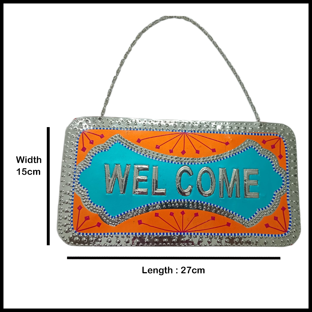 Chamakpatti Welcome Plate (L-27cm, W-15cm) - Image 3