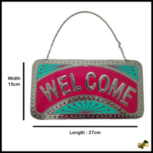 Chamakpatti Welcome Plate (L-27cm, W-15cm)