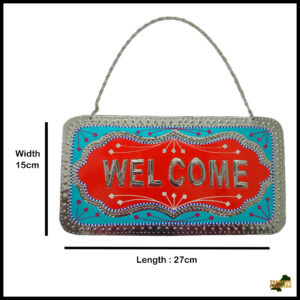 Chamakpatti Welcome Plate (L-27cm, W-15cm)