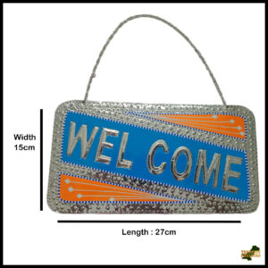 Chamakpatti Welcome Plate (L-27cm, W-15cm)
