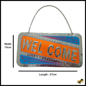 Chamakpatti Welcome Plate (L-27cm, W-15cm)
