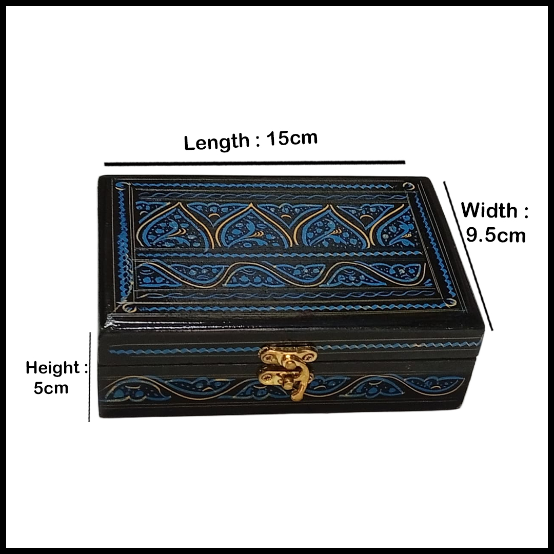 Naqsheen Jewellery Box Size (L-15cm, W-9.5cm, H-5cm) - Image 3