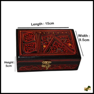 Naqsheen Jewellery Box Size (L-15cm, W-9.5cm, H-5cm)