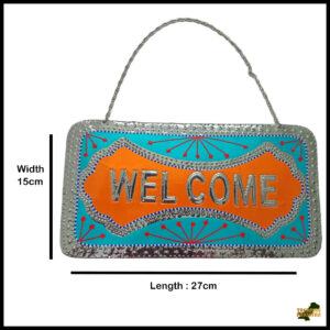 Chamakpatti Welcome Plate (L-27cm, W-15cm)