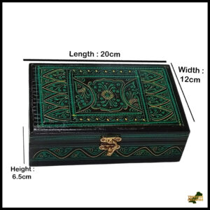 Naqsheen Jewellery Box Size (L-20cm, W-12cm, H-6.5cm)