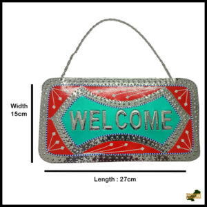 Chamakpatti Welcome Plate (L-27cm, W-15cm)