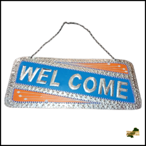 Chamakpatti Welcome Plate (L-27cm, W-15cm)
