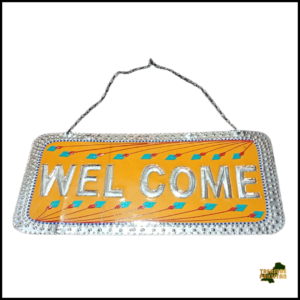 Chamakpatti Welcome Plate (L-27cm, W-15cm)