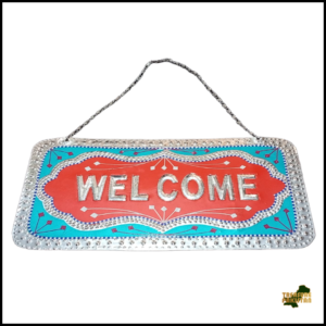 Chamakpatti Welcome Plate (L-27cm, W-15cm)
