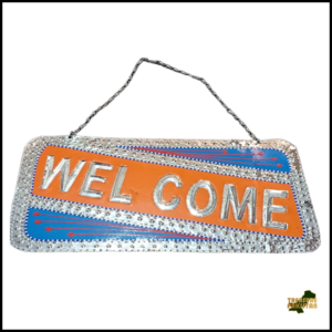 Chamakpatti Welcome Plate (L-27cm, W-15cm)