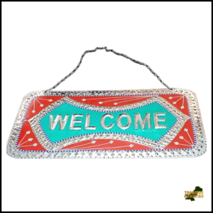 Chamakpatti Welcome Plate (L-27cm, W-15cm)
