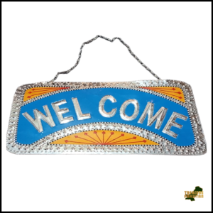 Chamakpatti Welcome Plate (L-27cm, W-15cm)