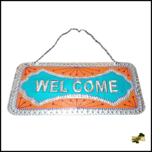 Chamakpatti Welcome Plate (L-27cm, W-15cm)