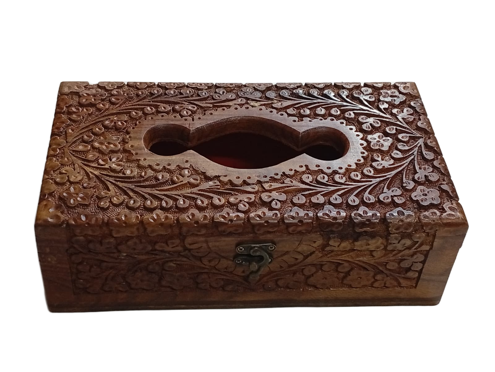 Wooden Tissue Box Size (L-27cm, W-14.5cm, H-9cm) - Image 4