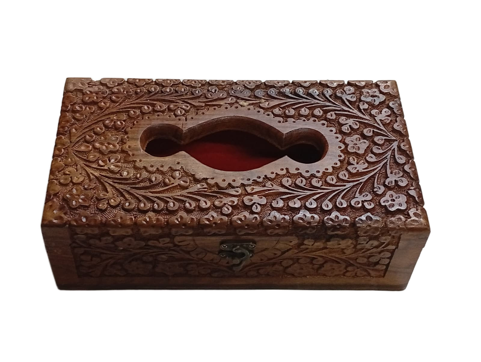 Wooden Tissue Box Size (L-27cm, W-14.5cm, H-9cm) - Image 5