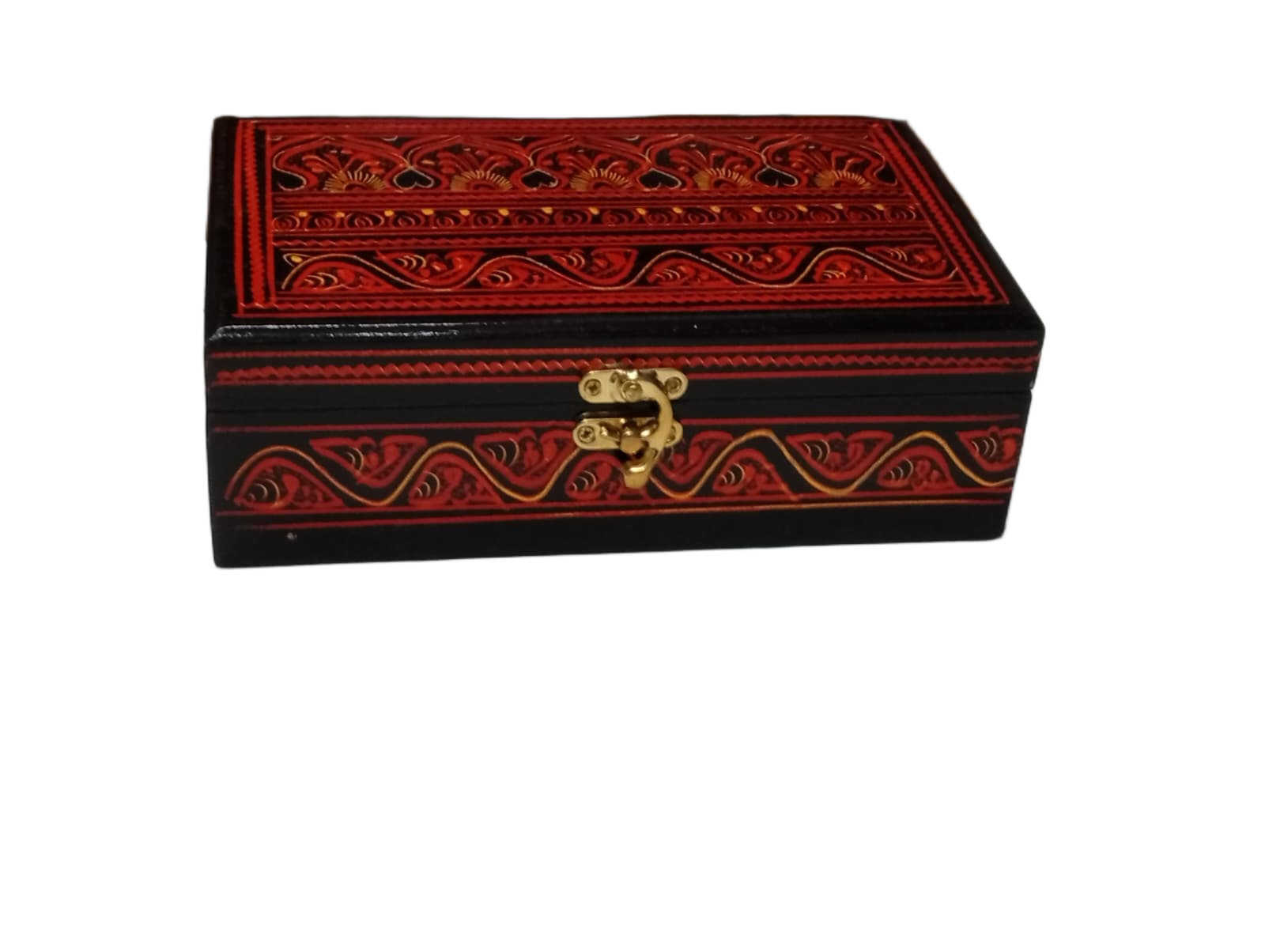 Naqsheen Jewellery Box Size (L-20cm, W-12cm, H-6.5cm) - Image 4