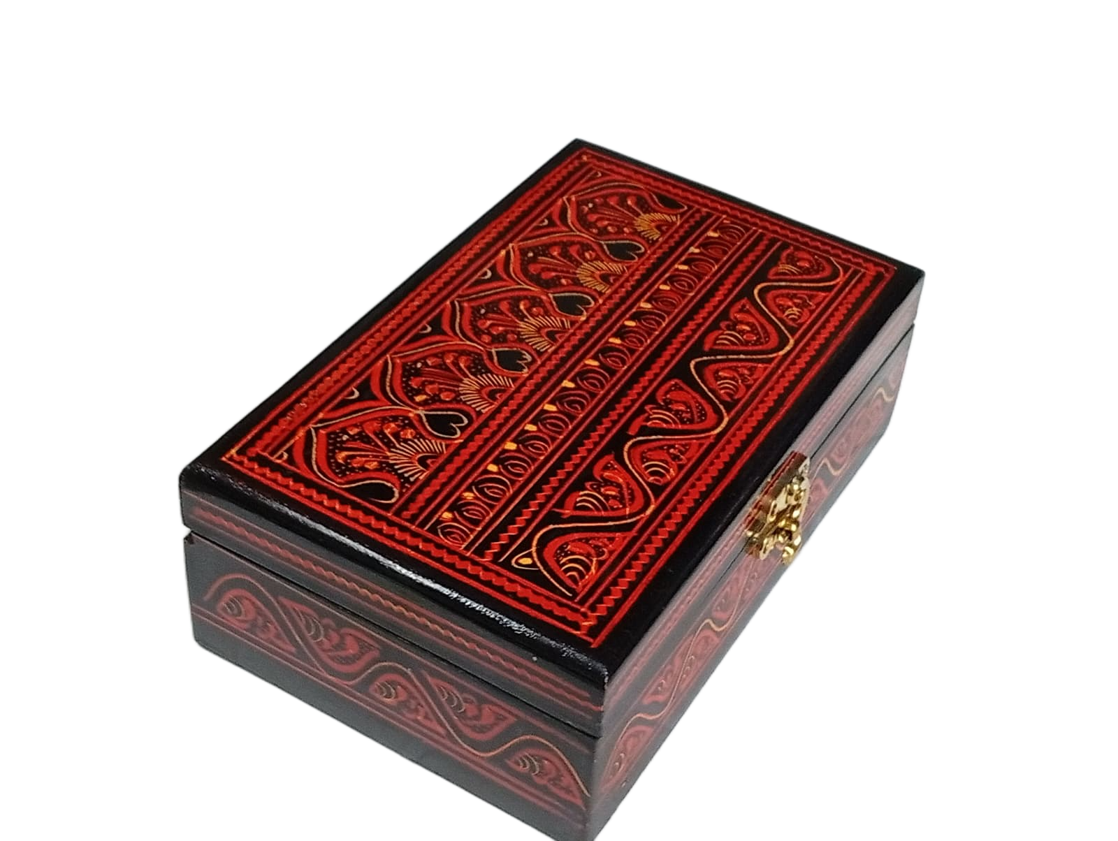Naqsheen Jewellery Box Size (L-20cm, W-12cm, H-6.5cm) - Image 5